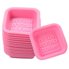 DIY Soap Silicone Mold 100 Square - Homemade Soap Craft Resin Chocolate