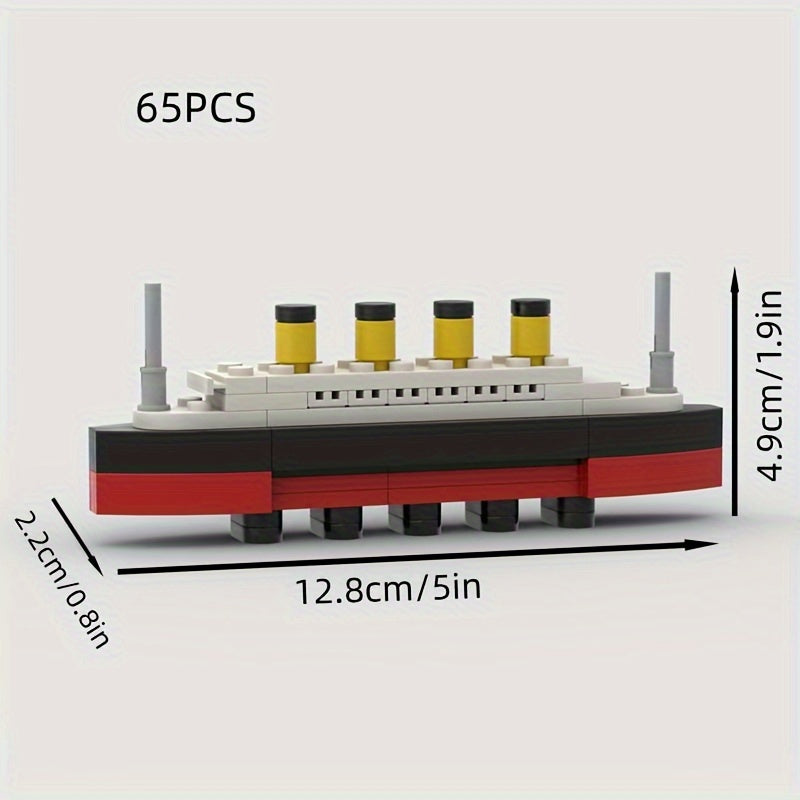 65pcs MOC Building Block Car Toy Educational Creative Gift for Kids