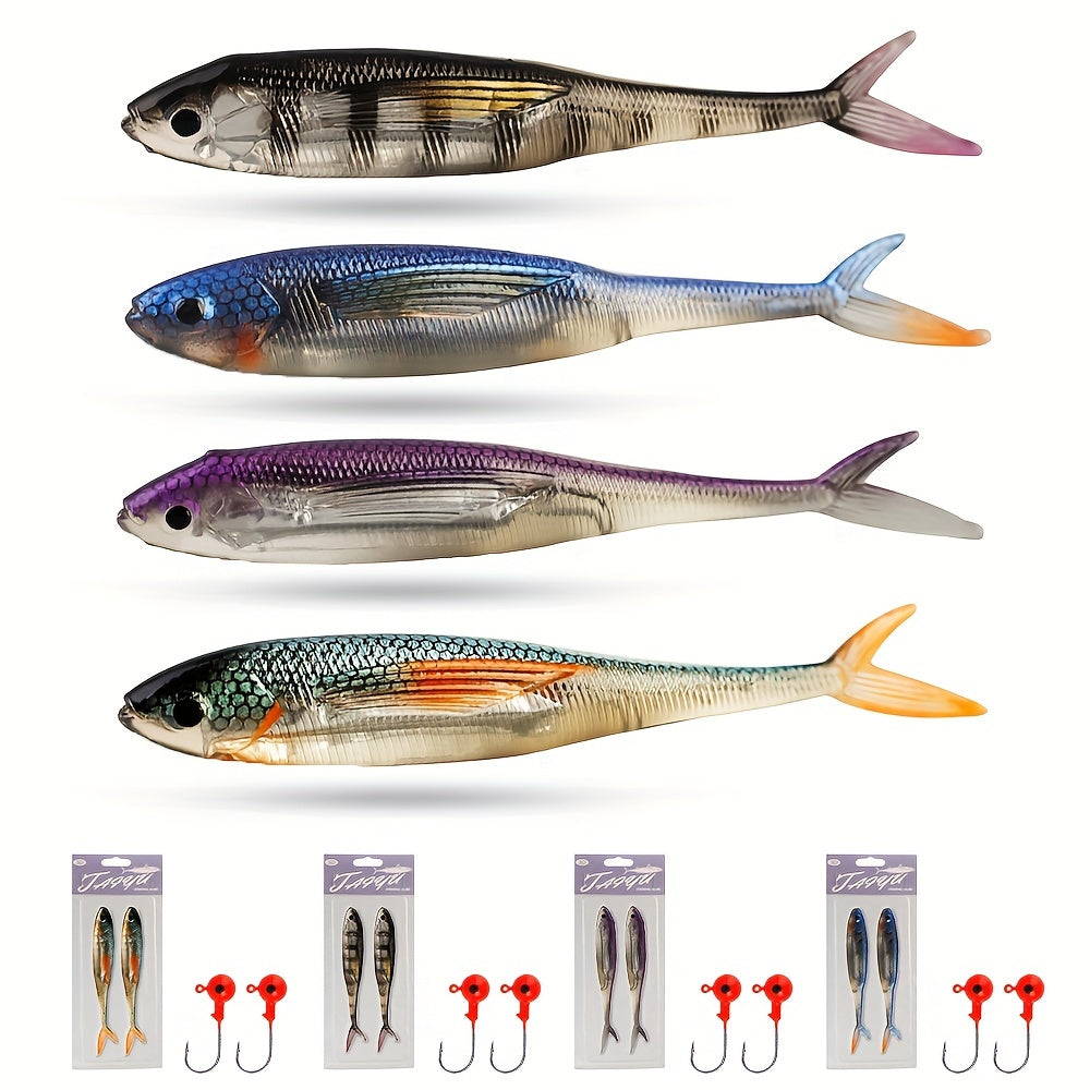 Forked Tail Fish Soft Bait for Tuna Fishing