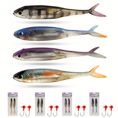 Forked Tail Fish Soft Bait for Tuna Fishing