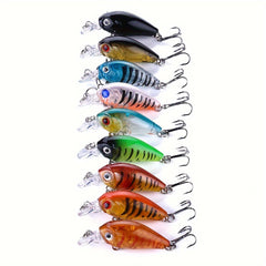 9pcs 4 Swinging Bait for Outdoor Fishing Freshwater Saltwater Realistic Movement