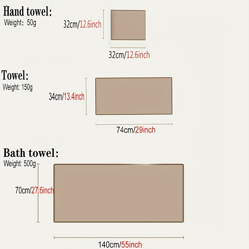 Soft Cotton Embroidered Hand and Bath Towel Set for Hotel and Salon