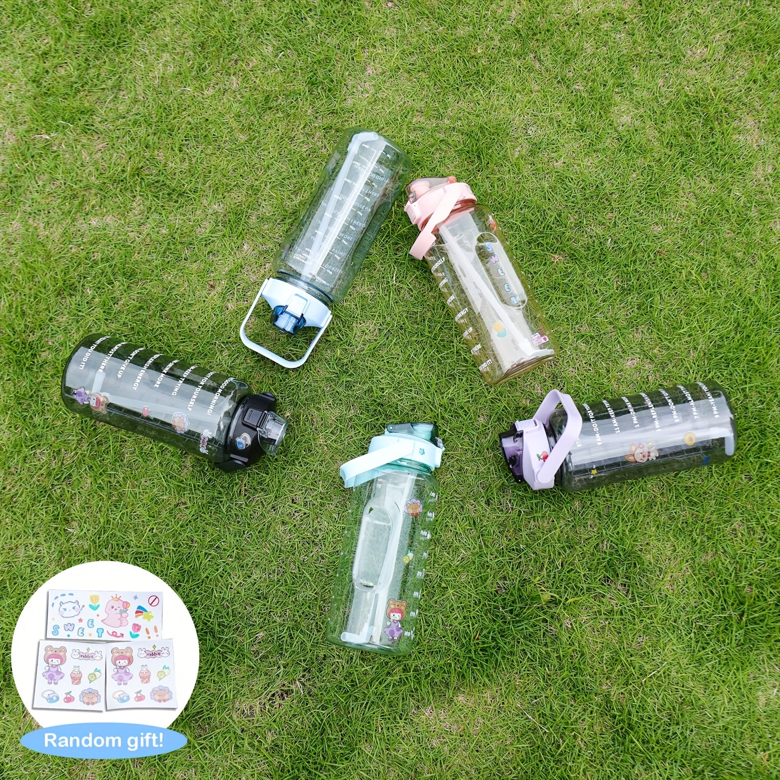 Sport Water Bottle with Straw - Stay Hydrated on the Go