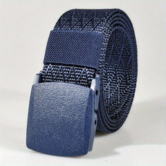 Quick Release Buckle Belt Mesh Pattern Casual Jeans Belt