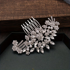 Rhinestone Bridal Hair Comb Headdress Wedding Accessories