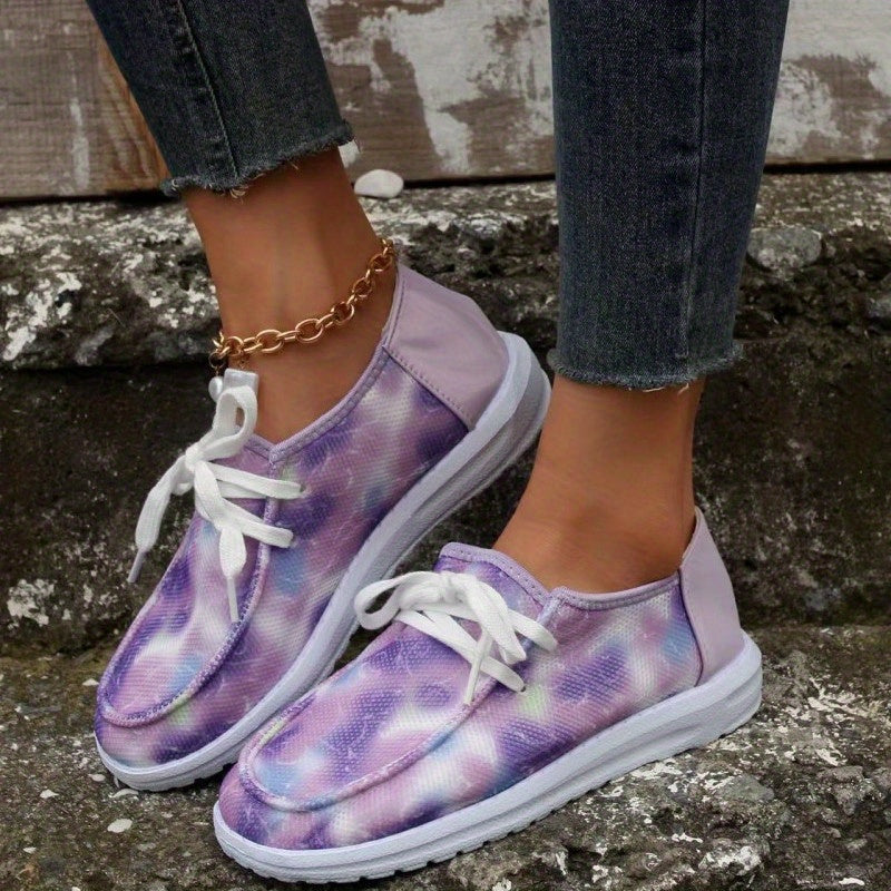 Women's Light Mesh Sneakers Lace Up Anti-Skid Shoes