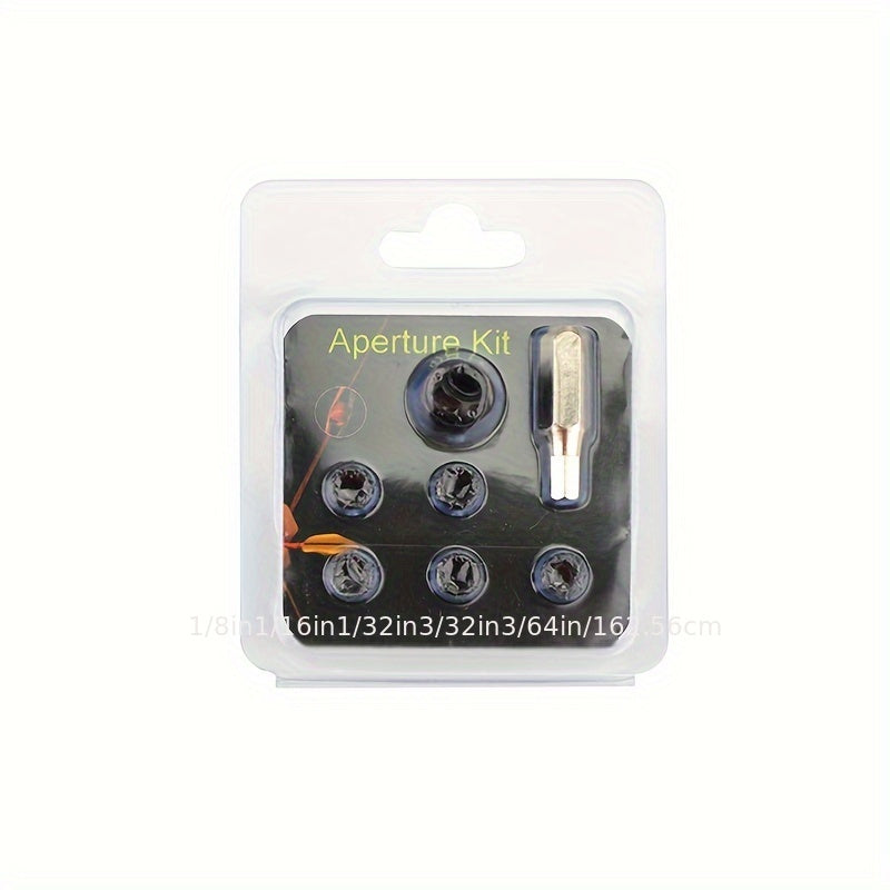 5pc Compound Bow Peep Sight Set 37 45 Degree Hooded Inner Core Kit