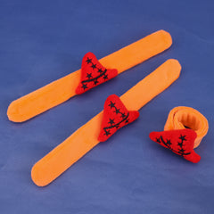3pcs Halloween Slap Ring Bracelet Funny Spider Pumpkin Pat Ring