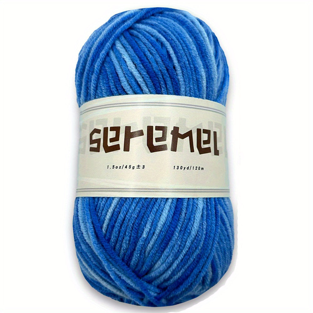 1pc Colorful Acrylic Yarn 45g 130m Soft 5 ply For Crochet Knitting Bags Hats