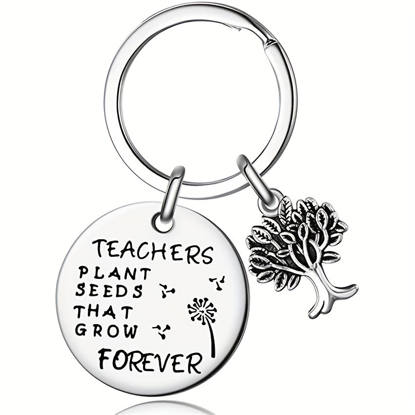 Teacher's Gift Keychain Novelty Pendant Necklace