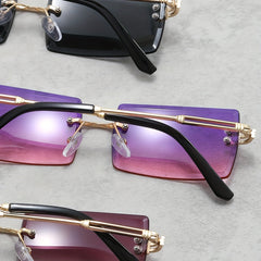 3 Pairs Men's Rimless Sunglasses UV Protection