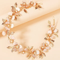 Leaf Flower Headband Hair Decoration For Women Wedding