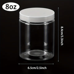 24 Pcs 8oz Slime Containers With Lids Plastic Jars Containers For Slime