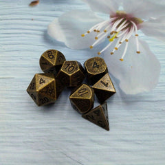 Retro Geometric Number Set Game Dice Board Game Dice Boys Collectible Decoration