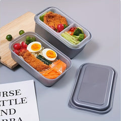 5pcs 33 8oz Lunch Box 2 Compartments Leak Proof Microwave Freezer Safe