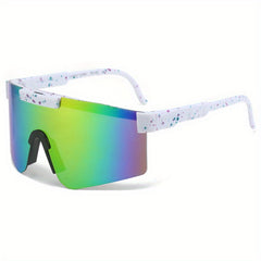 Men's Large Frame Sports Sunglasses Cycling Mountaineering Windproof