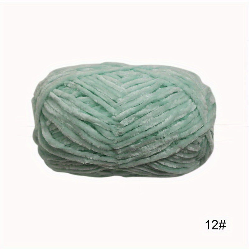 3pcs Polyester Fancy Chenille Yarn For Hand Knitting