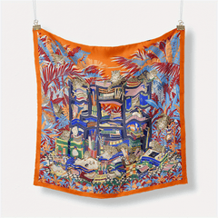 Leopard Graphic Bandana Neckerchief Scarf Boho Head Wrap