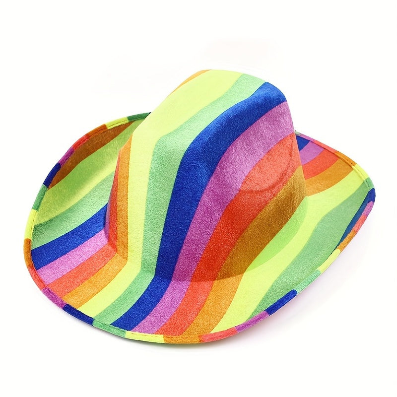 Colorful Striped Sunshade Fisherman Hat