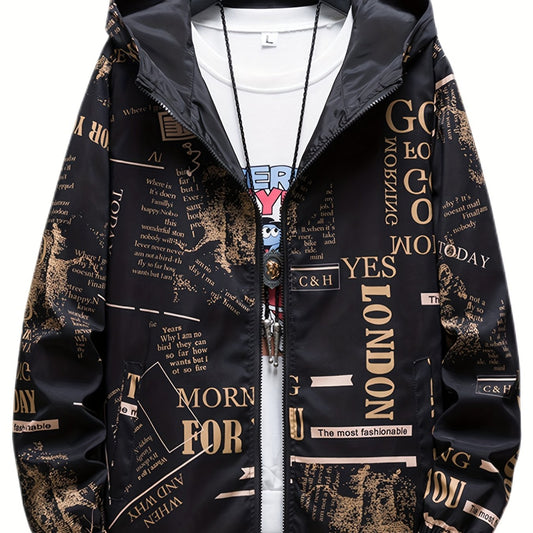 Spring Autumn Mens Casual Reversible Hoodie Jacket Men Clothes