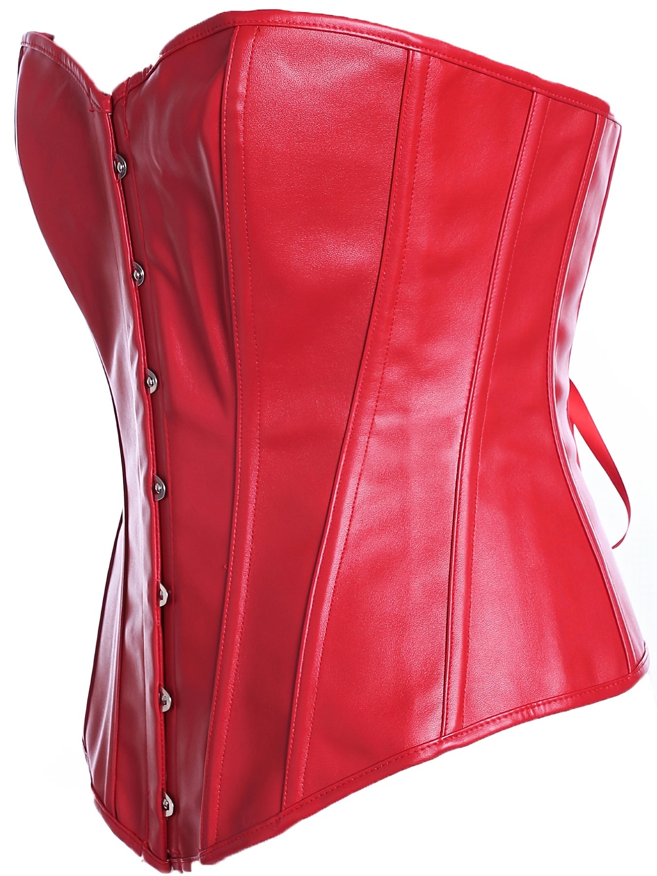 Strapless Corset Bustier Lace Up Body Shaper Lingerie