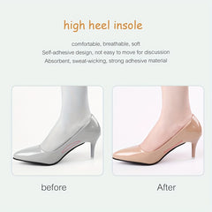 Non Slip Cropped Insoles for Heeled Shoes