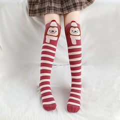 Kids Over the Knee High Socks - Animal Print