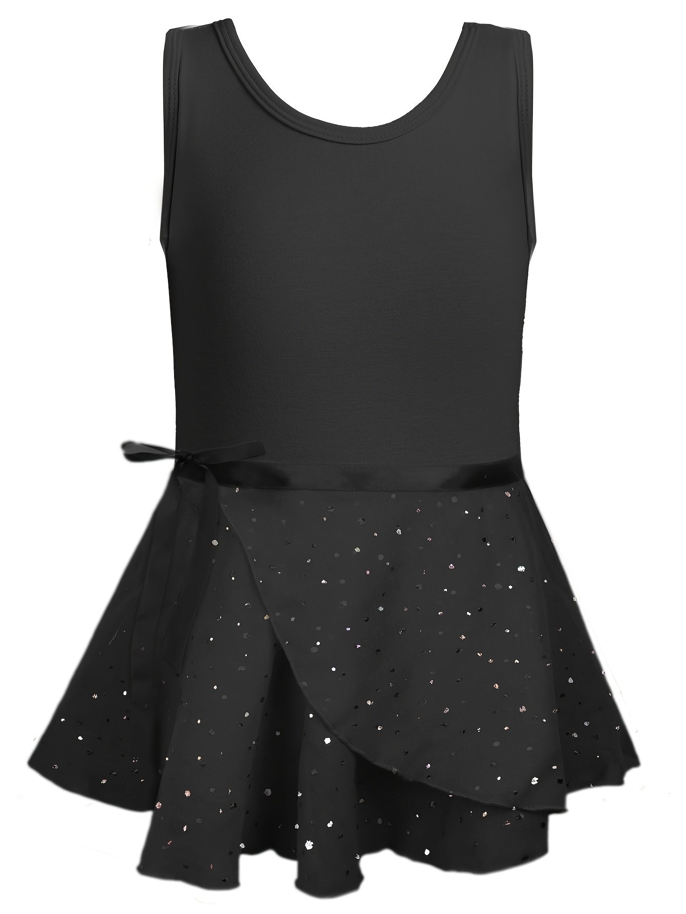 Girl's Sleeveless Dancing Suit Exercise Skirt for Kids