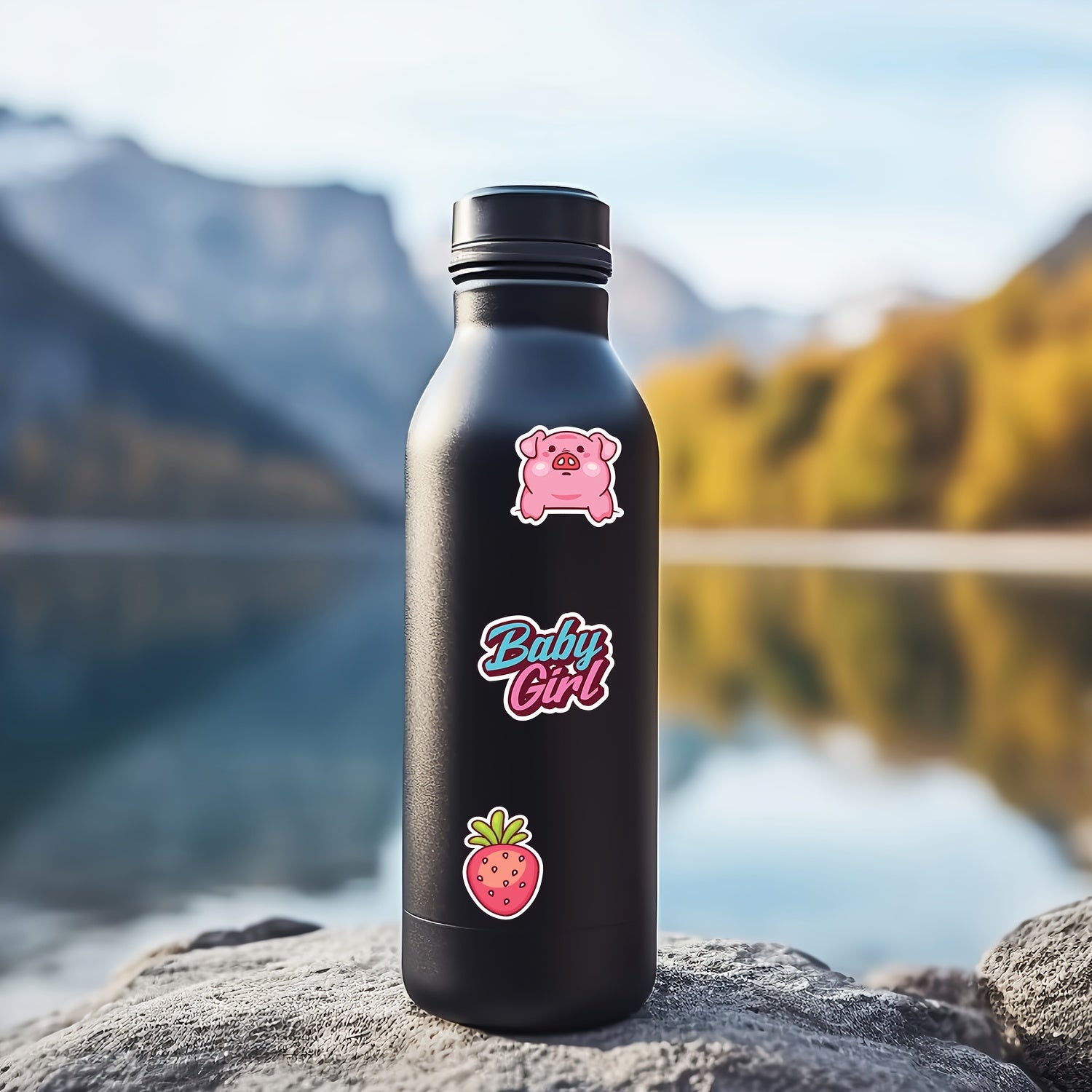 50pcs Waterproof Vinyl Stickers for Water Bottles Laptop Skateboard Computer