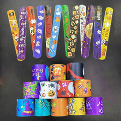 Halloween Party Favor Bracelets Colorful Wristbands for Kids
