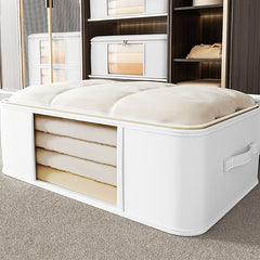 1pc Foldable Under Bed Bags Thick Breathable Underbed Storage Zip Organizer