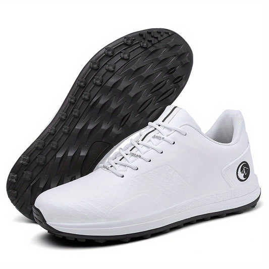 Men's Non Slip Golf Shoes Lace Sports Sneakers
