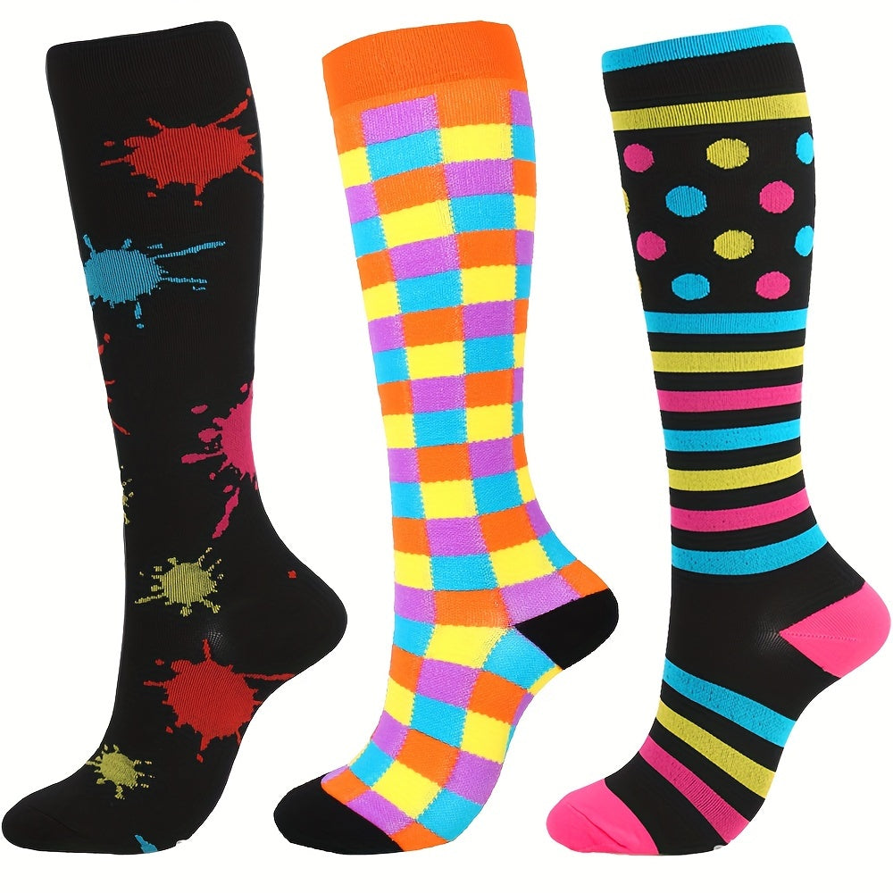 Compression Socks For Women Men Knee High for Nurses Running