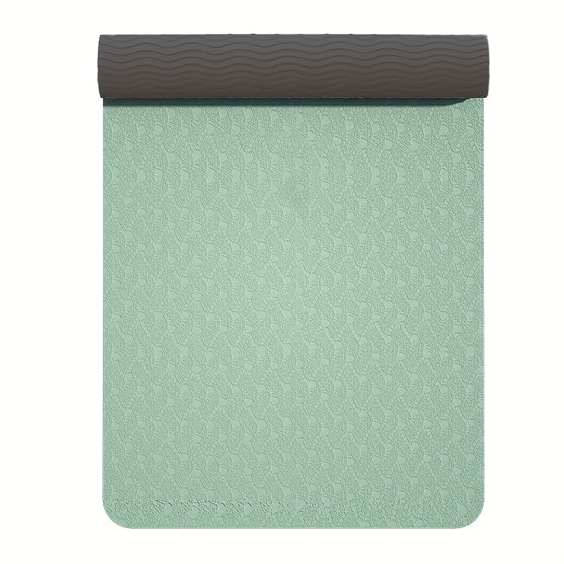 Non Slip TPE Yoga Mat Eco Friendly Soft Fitness Mat 185x61x0.72in