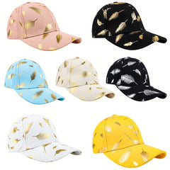 Feathers Baseball Cap Retro Outdoor Sports Classic Street Sunscreen Cap