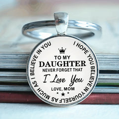Vintage English Keychain For Mom From Kids
