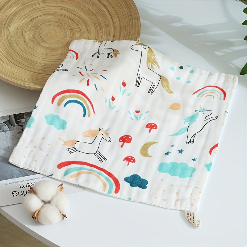 3pcs Newborn Baby Cotton Towels Absorbent Breathable Bath Towels