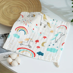 3pcs Newborn Baby Cotton Towels Absorbent Breathable Bath Towels