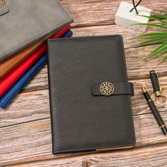 A5 Business Notebook PU Leather Magnetic Buckle Book