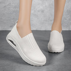 Comfortable Shock Absorption Slip On Loafers Shoes Lightweight Walking Sneakers
