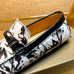 Men's Camo Loafers PU Shoes Soft Sole