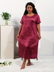 Heart & Letter Print Tee Nightdress