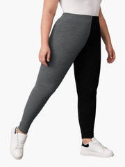 Colorblock Ribbed High Rise Yoga Leggings