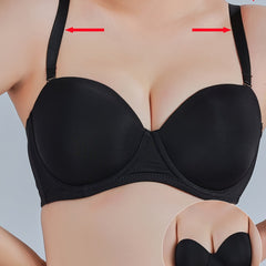 Solid T Shirt Bra Comfortable & Breathable Push Up Bra
