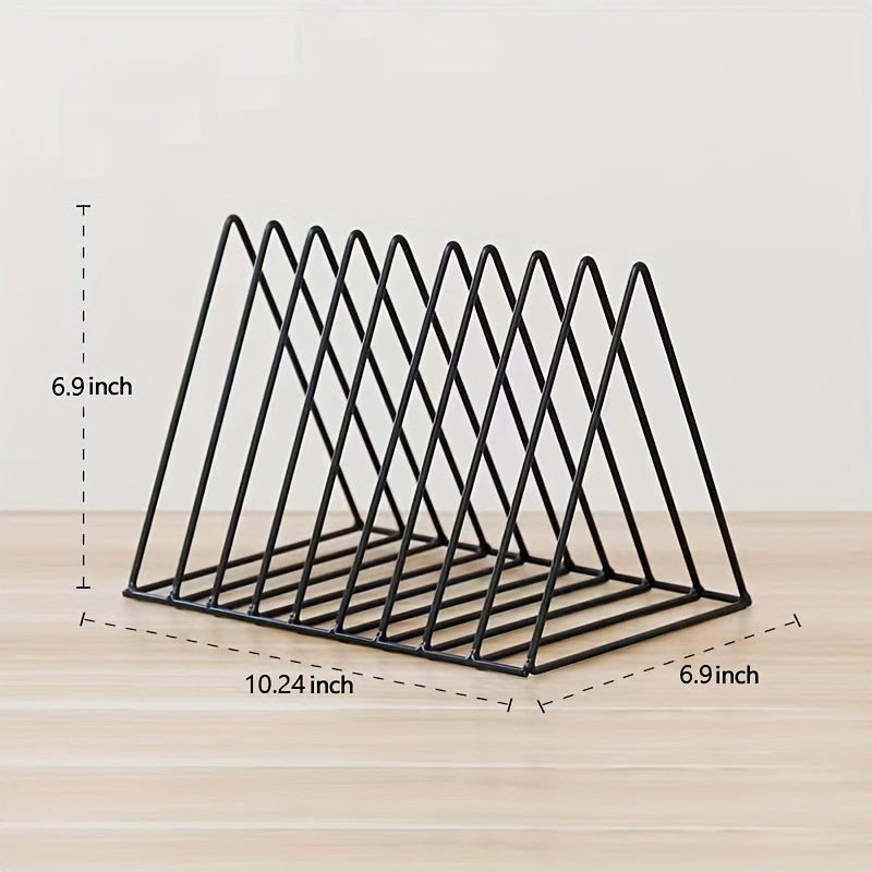 Metal Wire Magazine Holder File Folder Organizer Bookshelf Decor