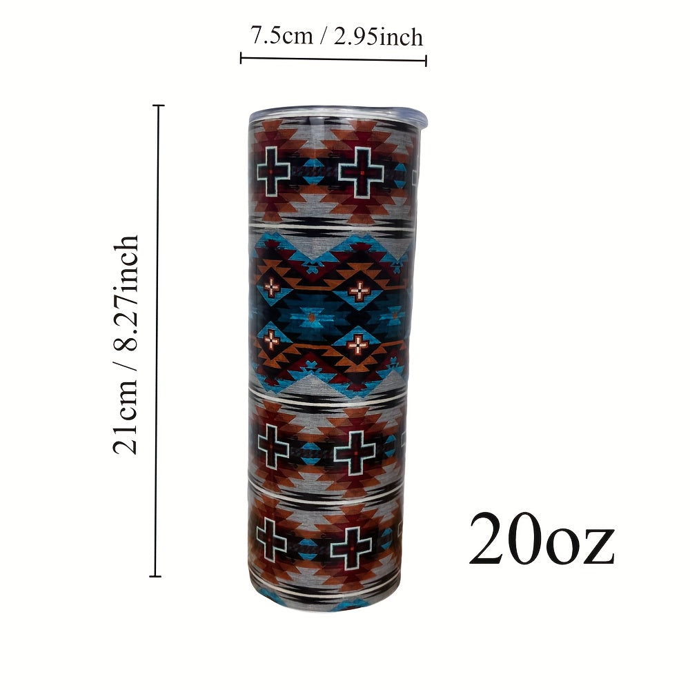 590ml Vintage Stainless Steel Water Bottle Insulated Outdoor Sports Fitness