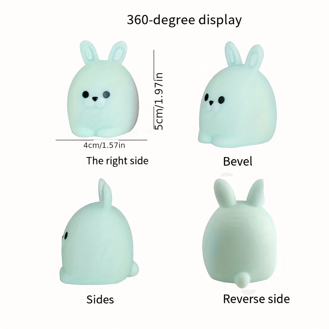 Mini Piglet Rabbit Pinch Baby Bath Toys