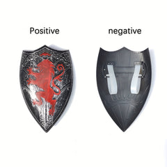 Roman Shield Battle Medieval Retro Weapon Lion Head Cosplay Prop