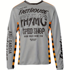 Fasthouse Men's Quick Dry Cycling Jersey Long Sleeve - Breathable & Stretchy