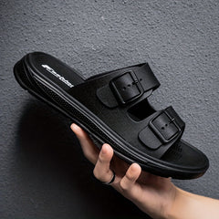 Men's Slide Sandals Non Slip Open Toe Outdoor Beach Shoes